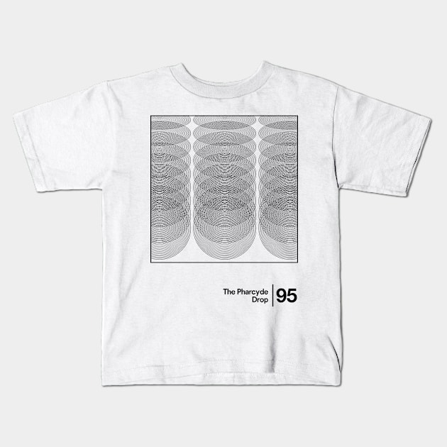 The Pharcyde - Drop - Minimalist Graphic Design Artwork Kids T-Shirt by saudade